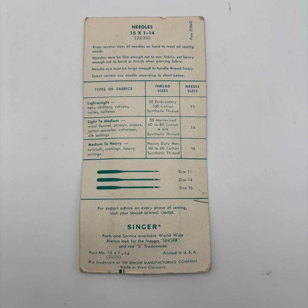 Singer vintage sewing